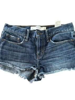Y2K early 2000s Abercrombie and fitch denim low rise shorts size 2